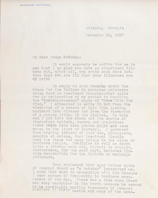 Lot #488 Margaret Mitchell Archive of (7) Typed Letters Signed - Image 4