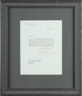 Lot #159 Harry S. Truman: 