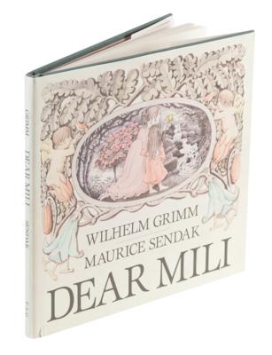 Lot #490 Maurice Sendak Signed Sketch in Book - Image 3