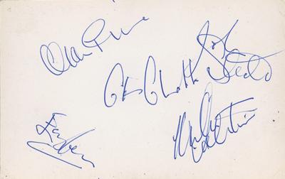 Lot #619 The Animals Signatures - Image 1