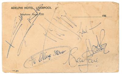 Lot #559 Rolling Stones Signatures - Image 1
