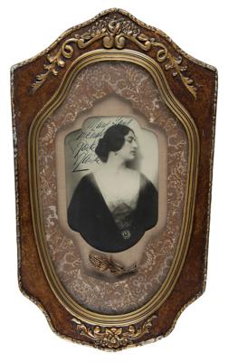 Lot #574 Rosa Raisa Signed Photograph and Brooch - Image 1