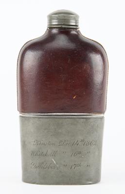 Lot #339 Civil War Whiskey Flask Flask - Image 1