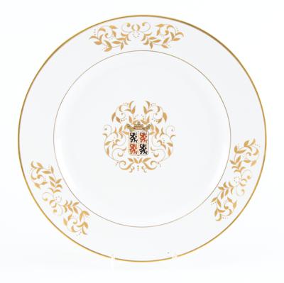Lot #312 Charles H. Price II Diplomatic Presentation Plate - Image 1