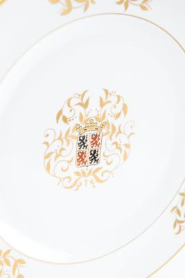 Lot #312 Charles H. Price II Diplomatic Presentation Plate - Image 2