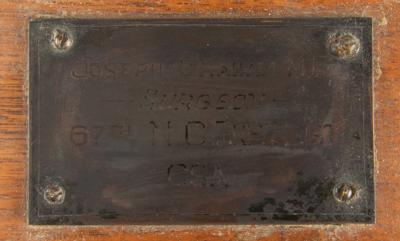 Lot #340 Confederate Surgeon's Apothecary Chest Apothecary Chest - Image 2