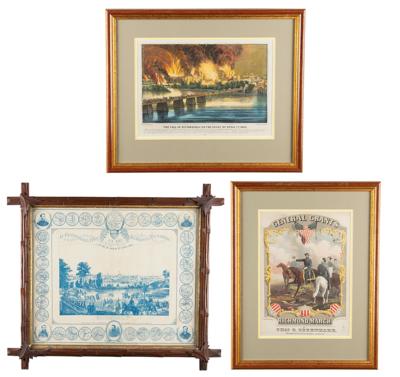 Lot #353 Civil War: Fall of Richmond, Virginia (3) Prints - Image 1