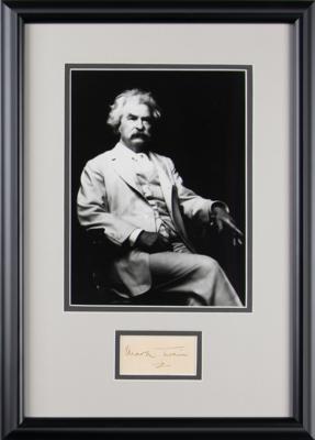 Lot #482 Samuel L. Clemens Signed Photograph - Image 1