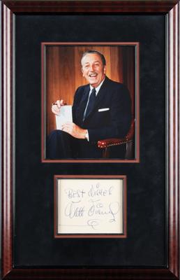 Lot #455 Walt Disney Signature - Image 1