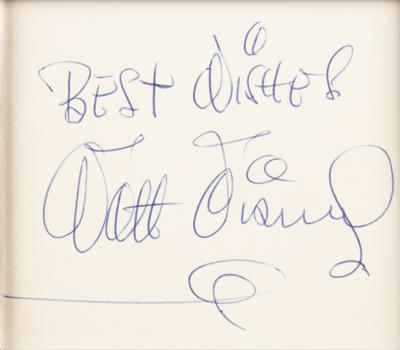 Lot #455 Walt Disney Signature - Image 2