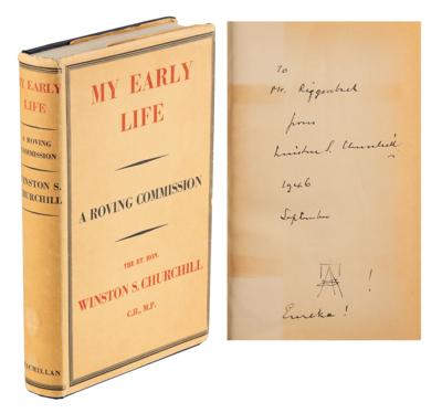 Lot #199 Winston Churchill Signed Book - Image 1