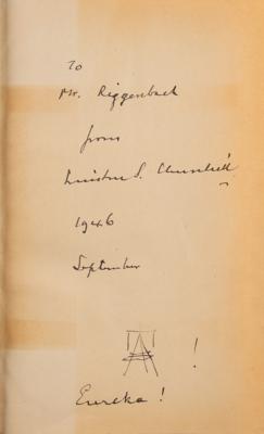 Lot #199 Winston Churchill Signed Book - Image 2