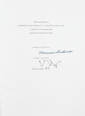 Lot #447 Norman Rockwell Signed Book - Image 2