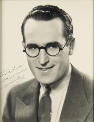 Lot #686 Harold Lloyd Signed Oversized Photograph - Image 1