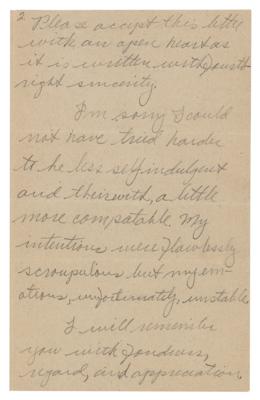 Lot #675 Marlon Brando Autograph Letter Signed on Breakup with Solange Podell - Image 2