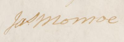 Lot #15 James Monroe Document Signed as Governor - Image 3