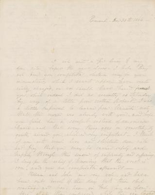 Lot #29 Jane Pierce Autograph Letter Signed - Image 1