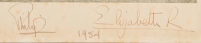 Lot #216 Queen Elizabeth II and Prince Philip Signed Photograph - Image 2