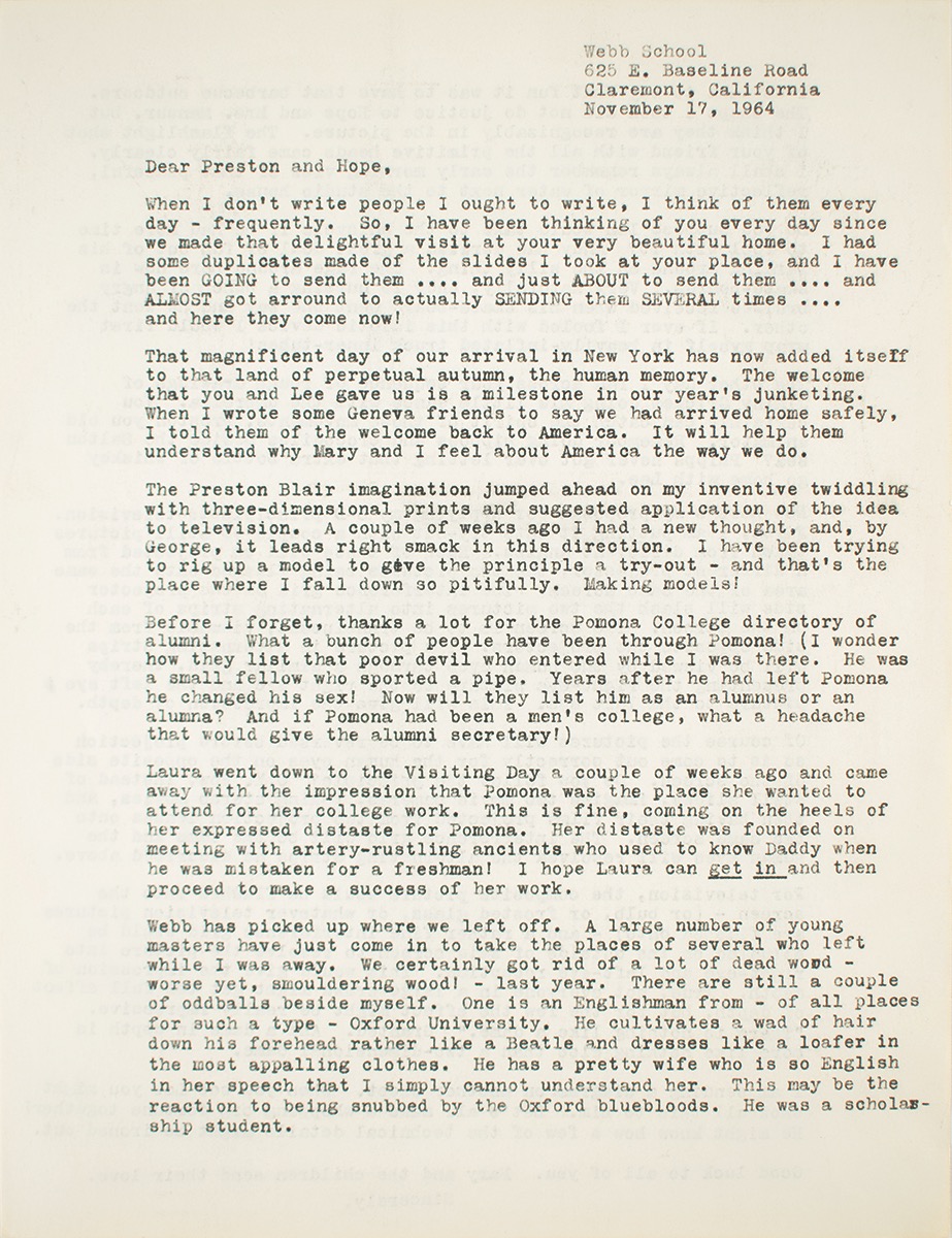 Lot #462 Preston Blair: Collection of (47) Jiminy Cricket production drawings from Pinocchio - Image 2