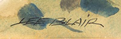 Lot #457 Lee Blair Original Watercolor Painting - Image 3