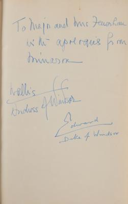 Lot #334 Duke and Duchess of Windsor Signed Book - Image 2