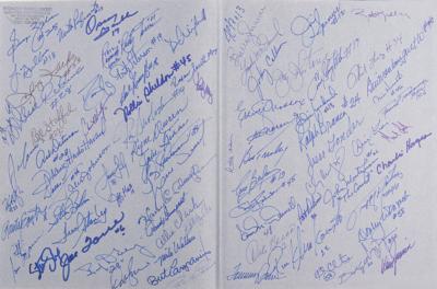 Lot #849 NY Yankees (100+) Signed Book - Image 8