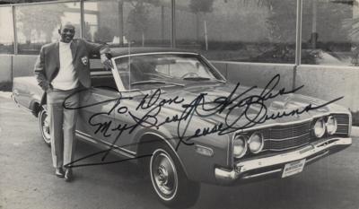 Lot #852 Jesse Owens Signed Photograph - Image 1