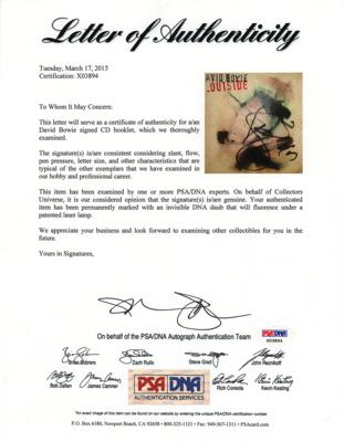 Lot #622 David Bowie Signed CD - Image 4