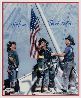 Lot #433 9/11: Thomas E. Franklin Signed Photograph - Image 1