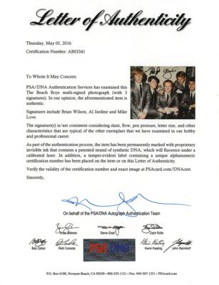 Lot #620 Beach Boys Signed Oversized Photograph - Image 2