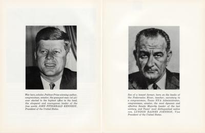 Lot #115 John F. Kennedy: Texas Welcome Dinner Booklet and Program - Image 2