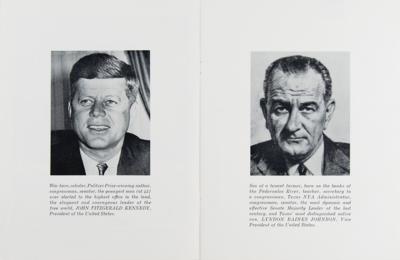 Lot #116 John F. Kennedy: Texas Welcome Dinner Booklet, Program, and Invitation - Image 2
