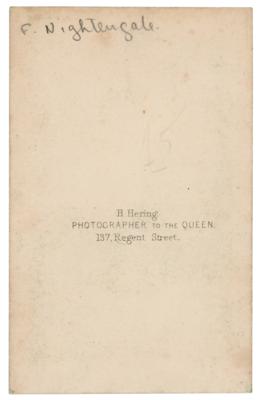 Lot #295 Florence Nightingale Carte-de-Visite Photograph - Image 2