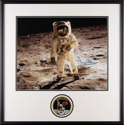 Lot #396 Buzz Aldrin Signed Photograph - Image 1