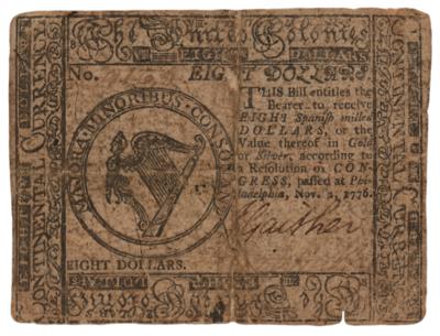 Lot #356 Continental Currency Currency - Image 1