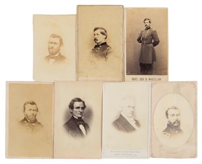 Lot #352 Civil War (7) Carte-de-Visite Portrait Photographs - Image 1