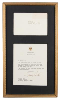 Lot #89 Jimmy Carter Typed Letter Signed - Image 1