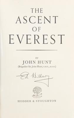 Lot #264 Edmund Hillary Signed Book - Image 2