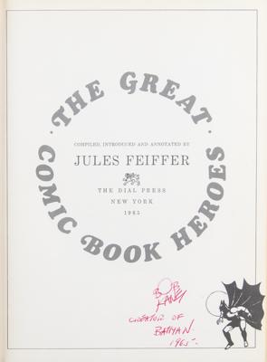 Lot #471 Bob Kane Signed Book - Image 2