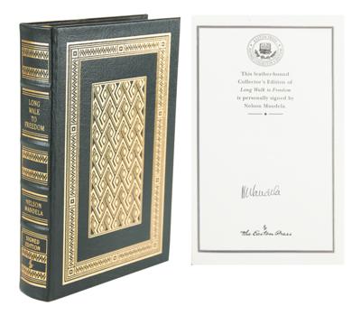 Lot #177 Nelson Mandela Signed Book - Image 1