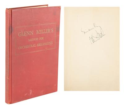 Lot #603 Glenn Miller Signed Book - Image 1