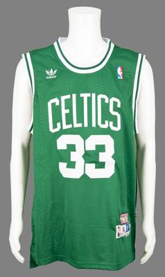 Lot #824 Larry Bird Signed Basketball Jersey - Image 3