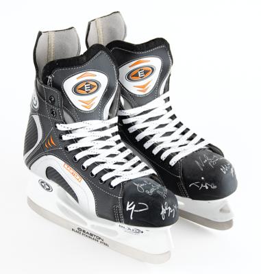 Lot #846 Miracle on Ice (2) Signed Ice Skates - Image 1
