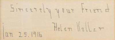 Lot #271 Helen Keller Signature - Image 2