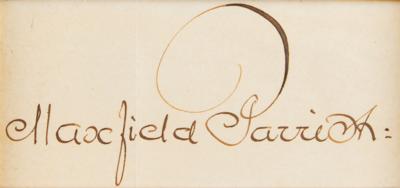 Lot #444 Maxfield Parrish Signature - Image 2