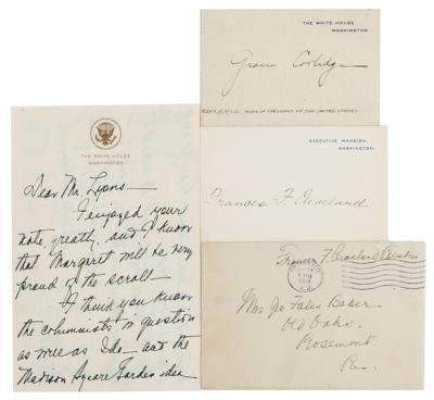 Lot #98 First Ladies (4) Signed Items - Image 1