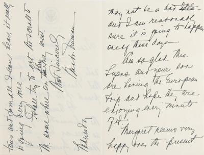 Lot #98 First Ladies (4) Signed Items - Image 2