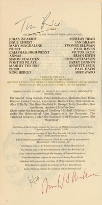 Lot #810 Andrew Lloyd Webber and Tim Rice