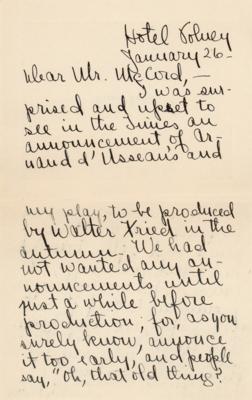 Lot #527 Dorothy Parker Autograph Letter Signed - Image 1