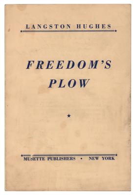Lot #514 Langston Hughes Signed Booklet - Image 1